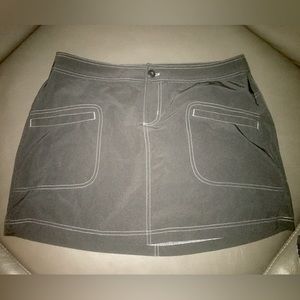 prAna Black Tennis Skirt or Golf Skirt with Shorts Liner. Size 10.